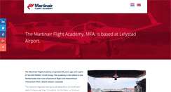 Desktop Screenshot of martinairflightacademy.nl